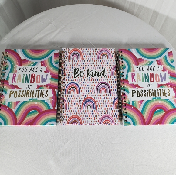unbranded Other - 3 Cute and Fun 7 inch Spiral Notebooks with 100 pages each